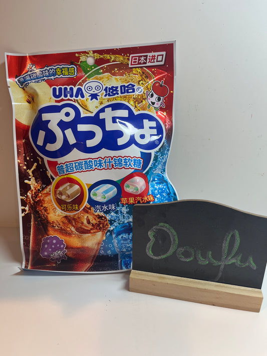 UHA Puccho Assorted Soda Drink Soft Candy90g