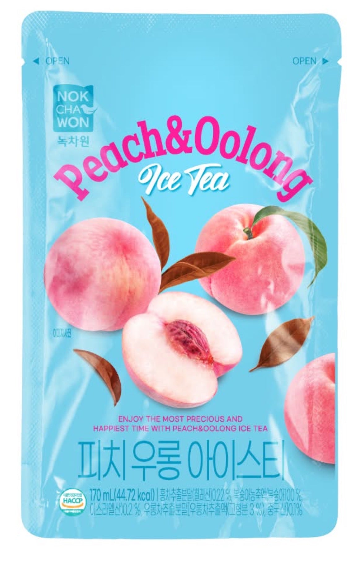Nokchawon Peach&Oolong Ice Tea 蜜桃乌龙冰茶170ml