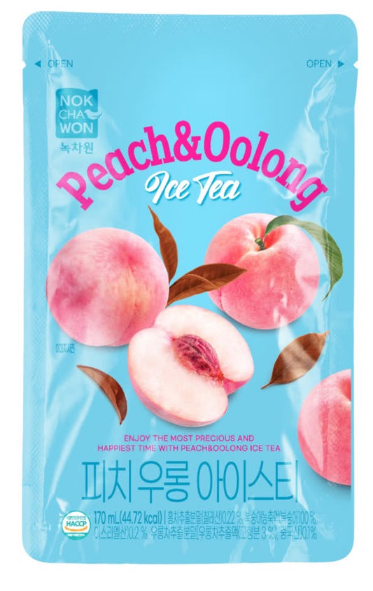 Nokchawon Peach&Oolong Ice Tea 蜜桃乌龙冰茶170ml