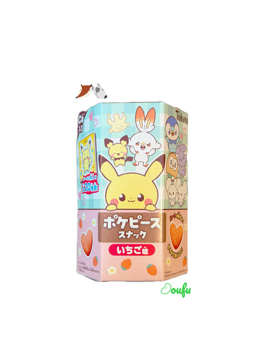 Tohato Corn Snack Strawberry flavor Pokemon 宝可梦六角小饼草莓味
