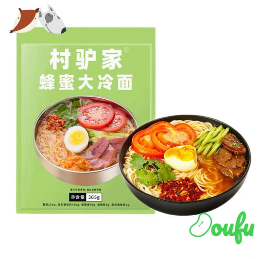 Cunlvjia Honey Cold Noodles 365g 村驴家蜂蜜大冷面 365g