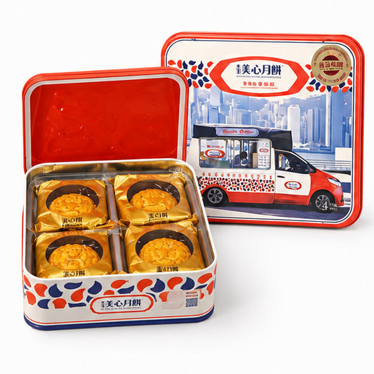MX Check-in Hong Kong Style Creamy Custard Mooncake 美心打卡港风香滑奶黄月饼 180g