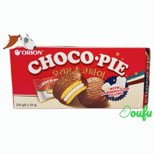 Korean Orion Choco Pie 6 Pack 韩国好丽友巧克力派6个装