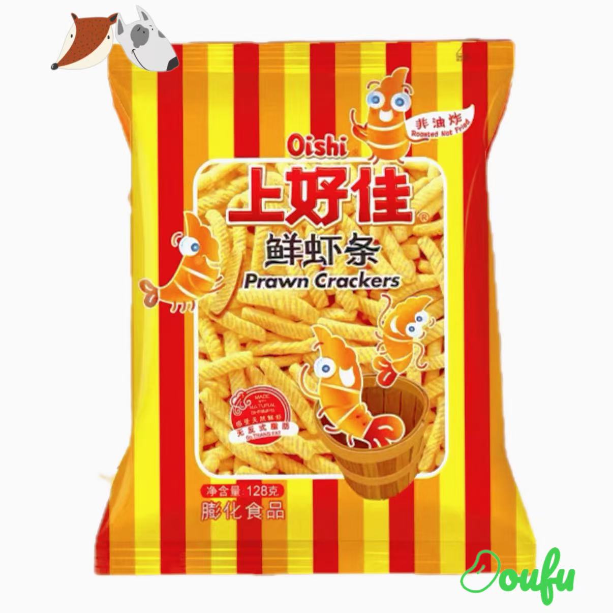 Oishi Prawn Crackers 上好佳原味鲜虾条 40g