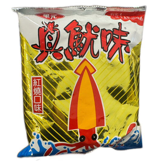 Hwa Yuan Jenyowe Snack Original 华元真鱿味红烧口味 50g
