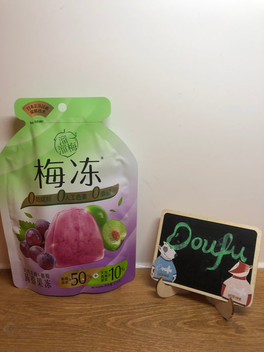LLM Plum Konjac Jelly（Green Plum & Grape Flavour）溜溜梅梅冻青梅&葡萄味 120g