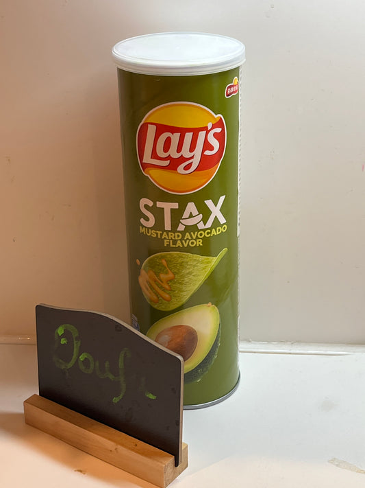 LAY Avocado Mustard Potato Chip (Tube)乐事牛油果芥末薯片桶装90g