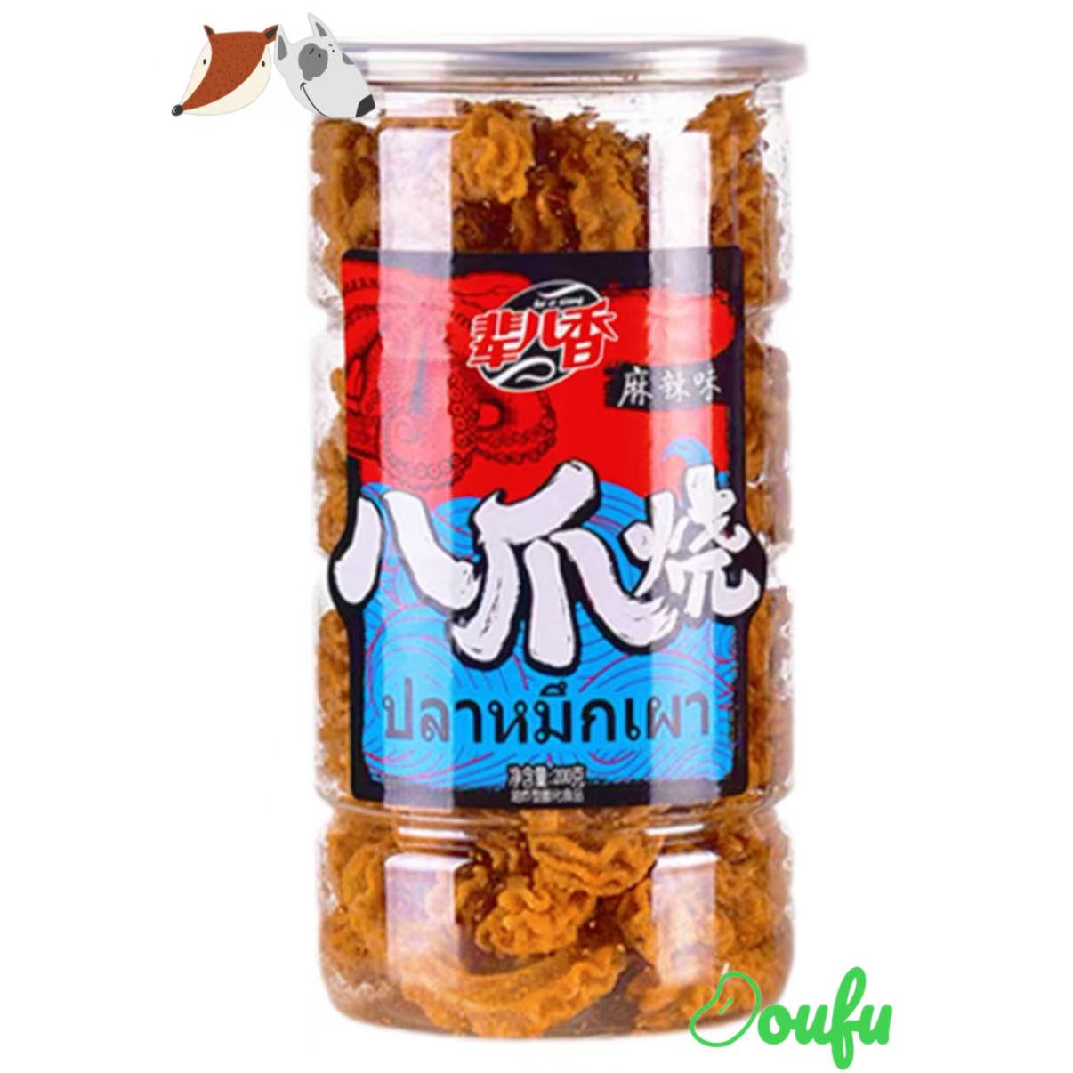 BEX Crispy Cracker-Spicy 辈儿香八爪烧麻辣味200g