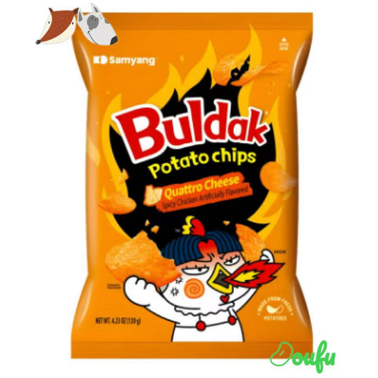 Samyang Bulda Potato Chips Four Cheese Flavour 三养四种奶酪味薯片 55g