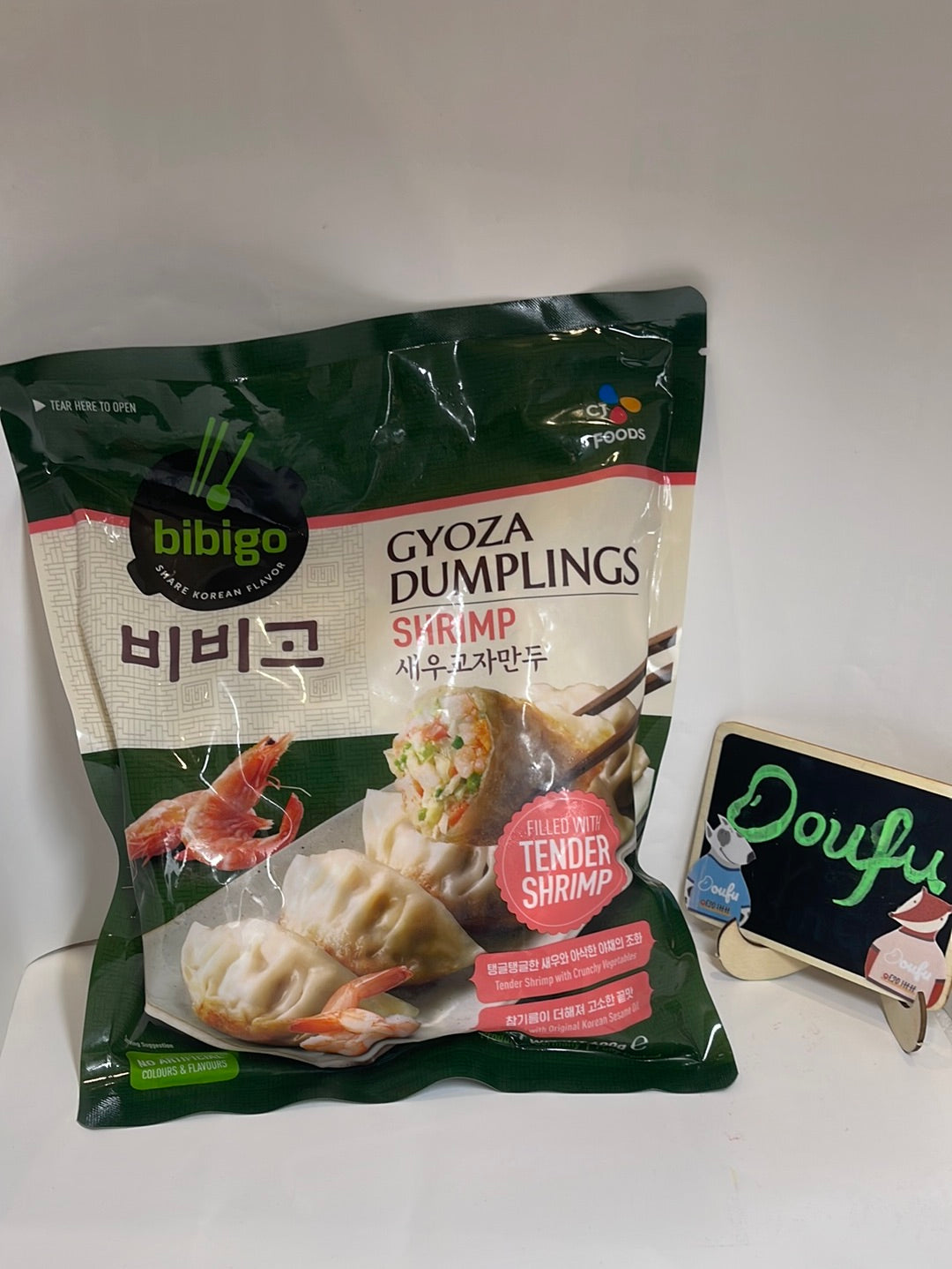 bibigo shrimp gyoza dumpling必品阁虾仁煎饺400g