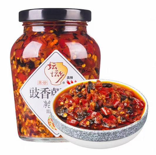 TTX Black Bean Red Chilli 坛坛乡豉香朝天椒 238g