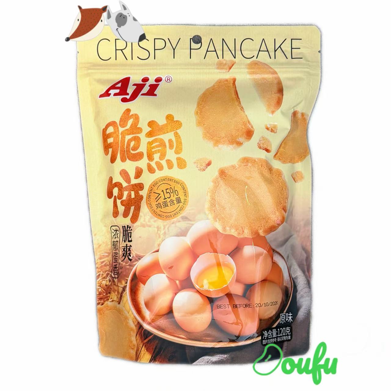 AJI Crispy Pancake Original 120g Aji脆煎饼原味120g
