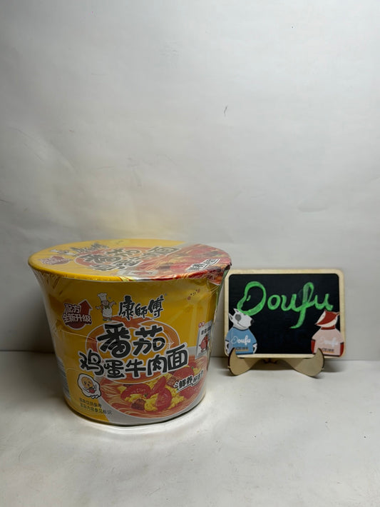 KSF-ins noodle Tomato eggBeef bowl 康师傅番茄鸡蛋牛肉面 110g
