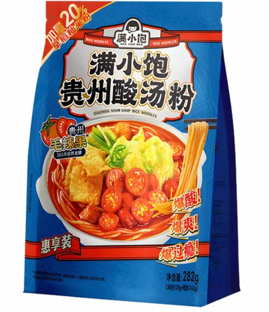 MXB Guizhou Sour Soup Rice Noodoles 满小饱贵州酸汤粉 28g