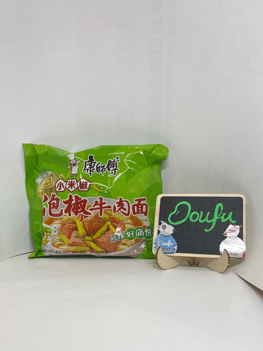 KSF Instant Noodle-Pickleal chilli 康师傅泡椒牛肉面 104g