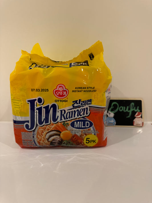 Ottogi Jin Ramen Mild 120g*5 不倒翁金拉面微辣味五连包