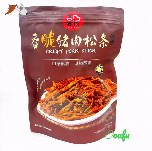 Crispy Pork Floss Bar香脆猪肉松条108g（棕色大袋装）
