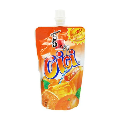 XZL Cici Juice Jelly Drink Orange Flavour 喜之郎cici果汁果冻爽香橙味150g