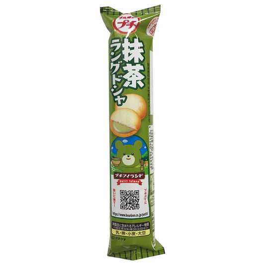 Bourbon Petit Langue de Chat Matcha Flavour 波路梦小份猫舌饼抹茶味 40g