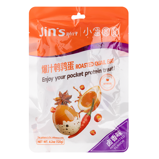 JZ Roasted Quail egg Marinated 劲仔鹌鹑蛋卤香味120g