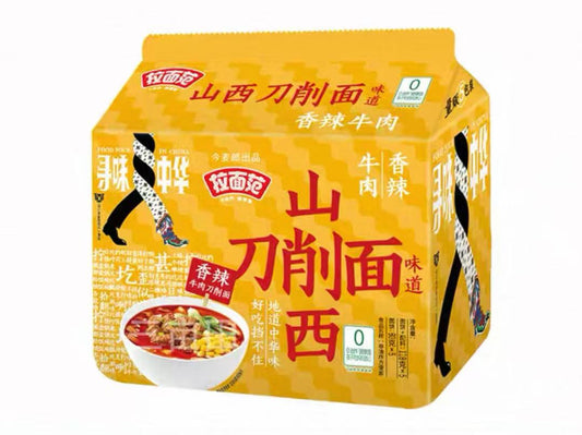 JML Shanxi Style Noodles 5pcs今麦郎山西刀削面香辣味五连包104gx5