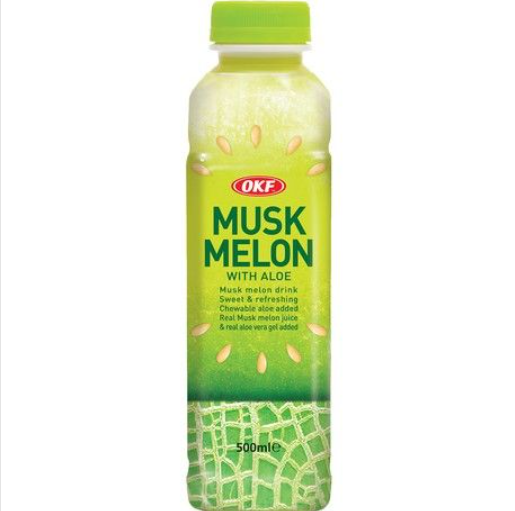 OKF Musk Melon with Aloe OKF蜜瓜芦荟汁 500ml