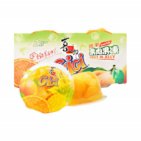 XZL 2 Cups Mixed Fruit Jelly 喜之郎什锦果肉果冻400g