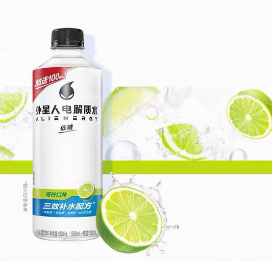 GKF Ailenergy Sports Drink Lime Flavor元气森林外星人电解水青柠味600ml