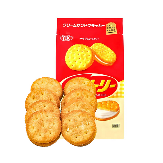 YBC Sandwich Cookies Vanilla Cream Flv 香草奶油夹心饼干 131.6g