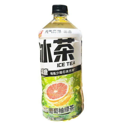 GKF Grapefruit Green Tea 元气森林冰茶葡萄柚绿茶 900ml