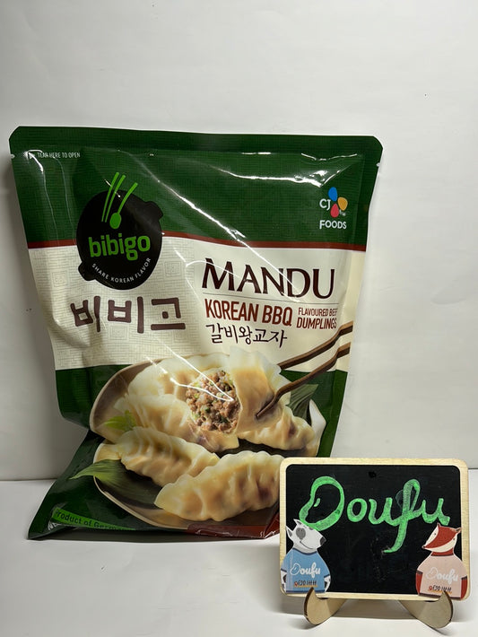 Bibigo MANDU Beef Dumplings KoreanBBQ Fl猪肉煎饺525g