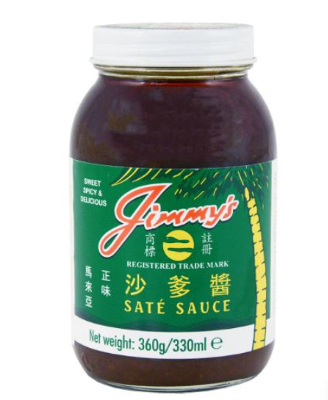 Jimmy Sate Sauce 正味沙爹酱360g
