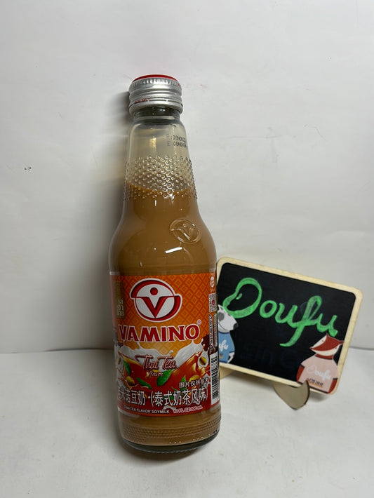 Vamino Soymilk Thai Tea Bottle 300ml 哇米诺豆奶泰式奶茶味