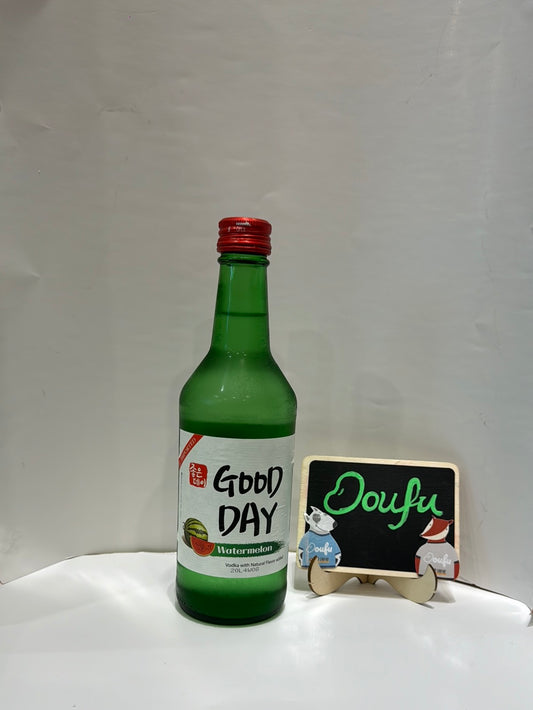 Muhak Goodday Soju Watermelen Flv 13.5% 韩国好天烧酒西瓜味360ml