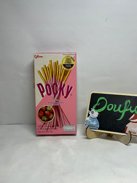 GLICO Pocky Sticks Strawberry Fla 高百奇草莓味43g