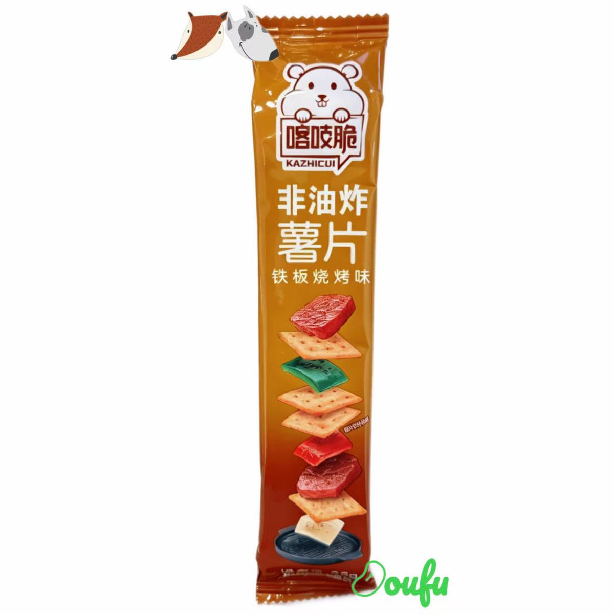 CC Potato Chips BBQ 恰恰喀吱脆烧烤味35g