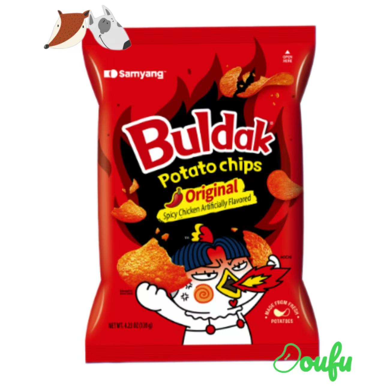 Samyang Buldak Potato Chips Original Flavour 韩国三养原味薯片 55g