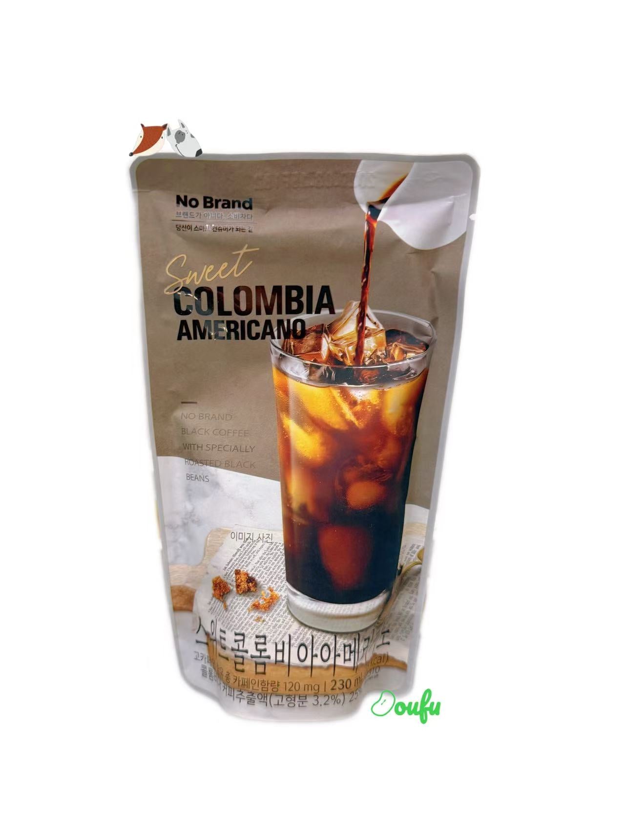 No Brand Sweet Colombia Americano PouchNo Brand哥伦比亚甜美式咖啡230ml