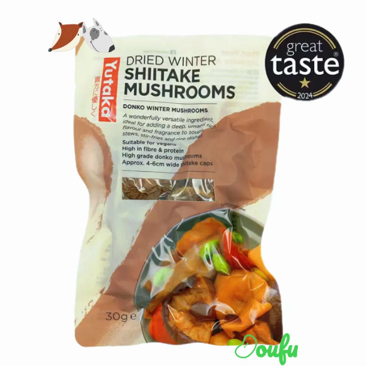 Yutaka Dried Shiitake Mushroom 3-4cm Yutaka干蘑菇30g