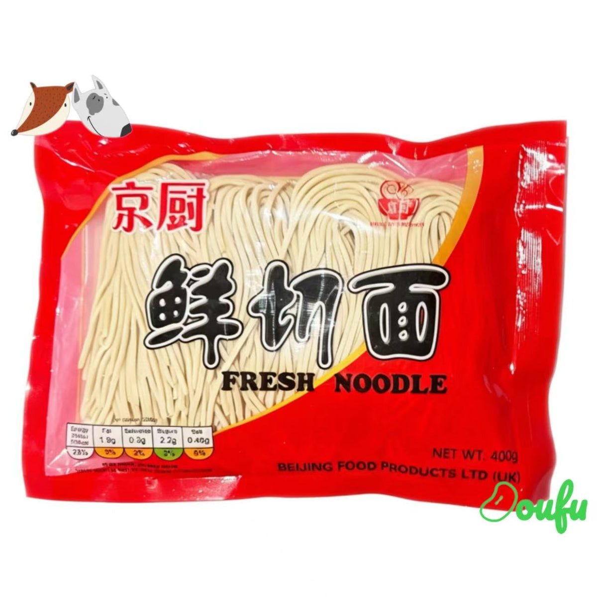 Beijing Food Thin Noodles 400g 京厨鲜切面-细面400g