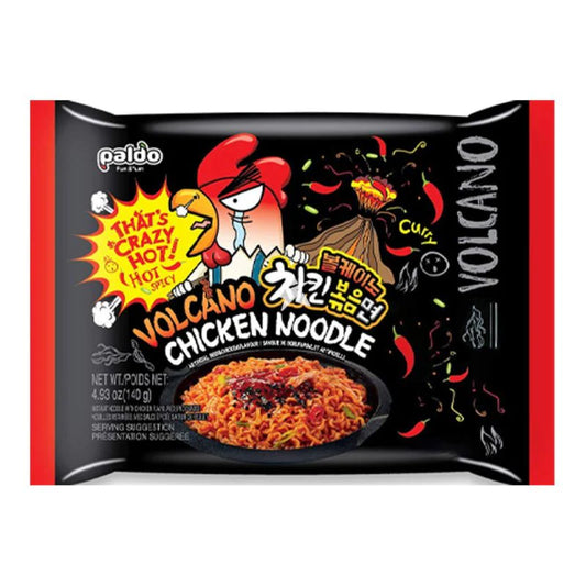 Paldo Volcano Chicken Ramyun 140g 八道火辣鸡味拌面