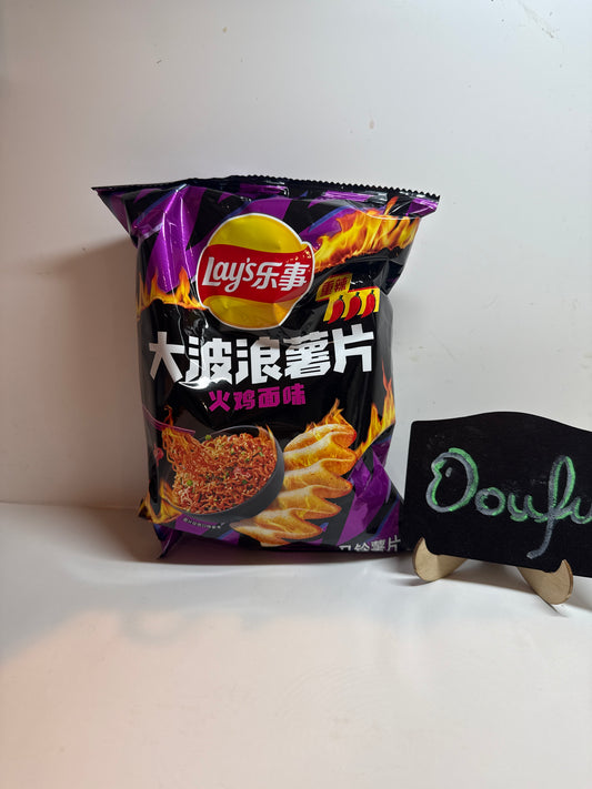 LAY Potato Chip-Spicy Turkey Noodle 乐事大波浪薯片火鸡面味 70g