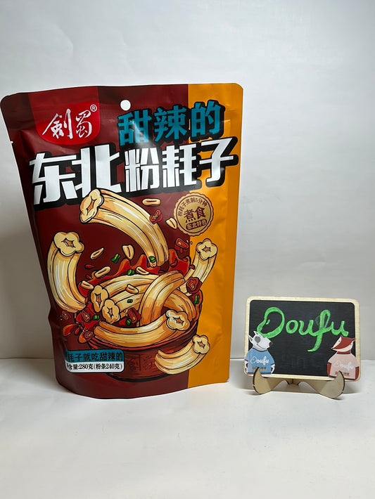 JIA flat noodle spicy flavour剑蜀东北粉耗子280g