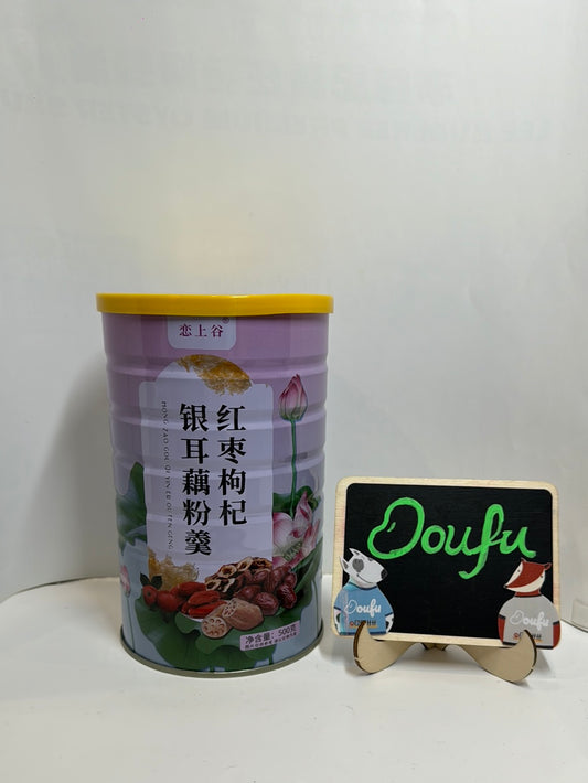 lsg dates&lycium funges with lotus 红枣枸杞银耳藕粉羹 500g