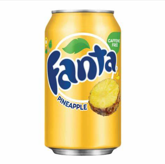 Fanta Soda Pineapple Flavour芬达汽水菠萝味330ml
