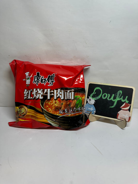 Mr KONS NOODLE BRAISED BEEF FLAVOU 康师傅红烧牛肉面 104g