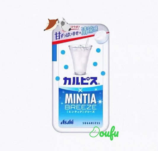 Asahi-MINTIA Breeze Fresh Calpis & Mint Flavor 22g 朝日薄荷清爽清新可尔必思片22g
