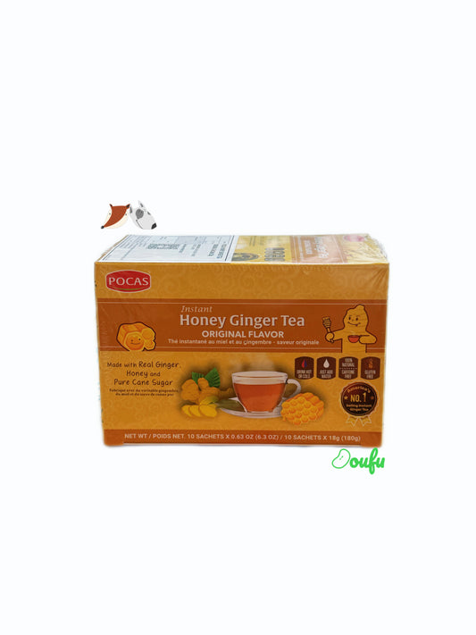 Pocas Instant Honey Ginger Tea Original 蜂蜜姜茶原味10*18g