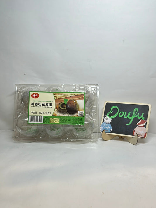SD Preserved eggs 6pcs 312g 神丹皮蛋
