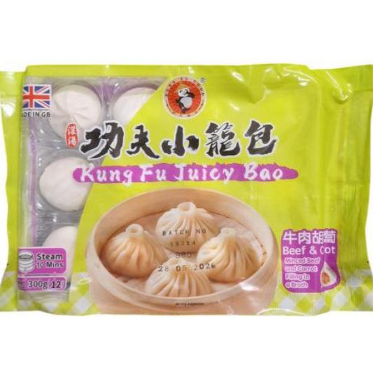 KF Juicy Bao Beef Carrot 功夫牛肉胡萝卜小笼包 300g